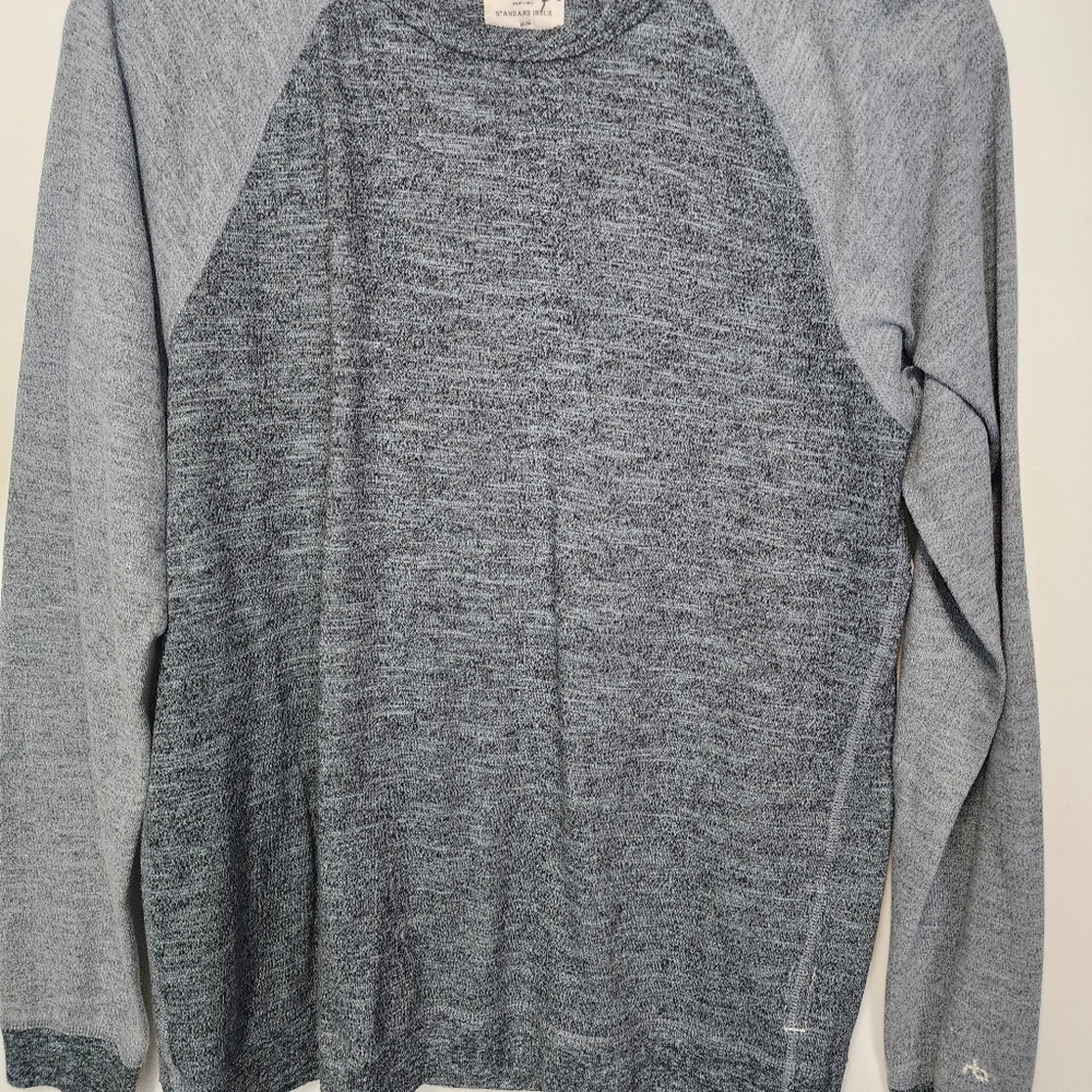 Rag & Bone Medium Gray Standard Issue Long Sleeve… - image 3